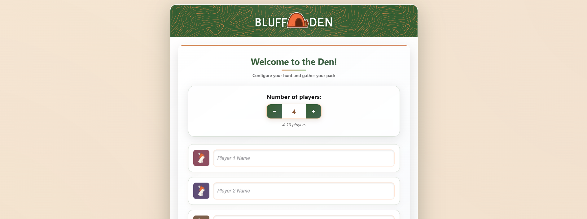 Bluff Den